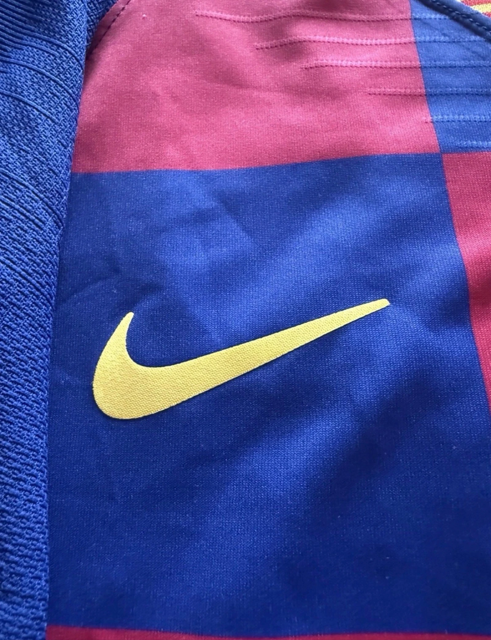 Camisa oficial do FC Barcelona 2019/2020 Vapor match tamanho M Messi nova Adulto – photo 7
